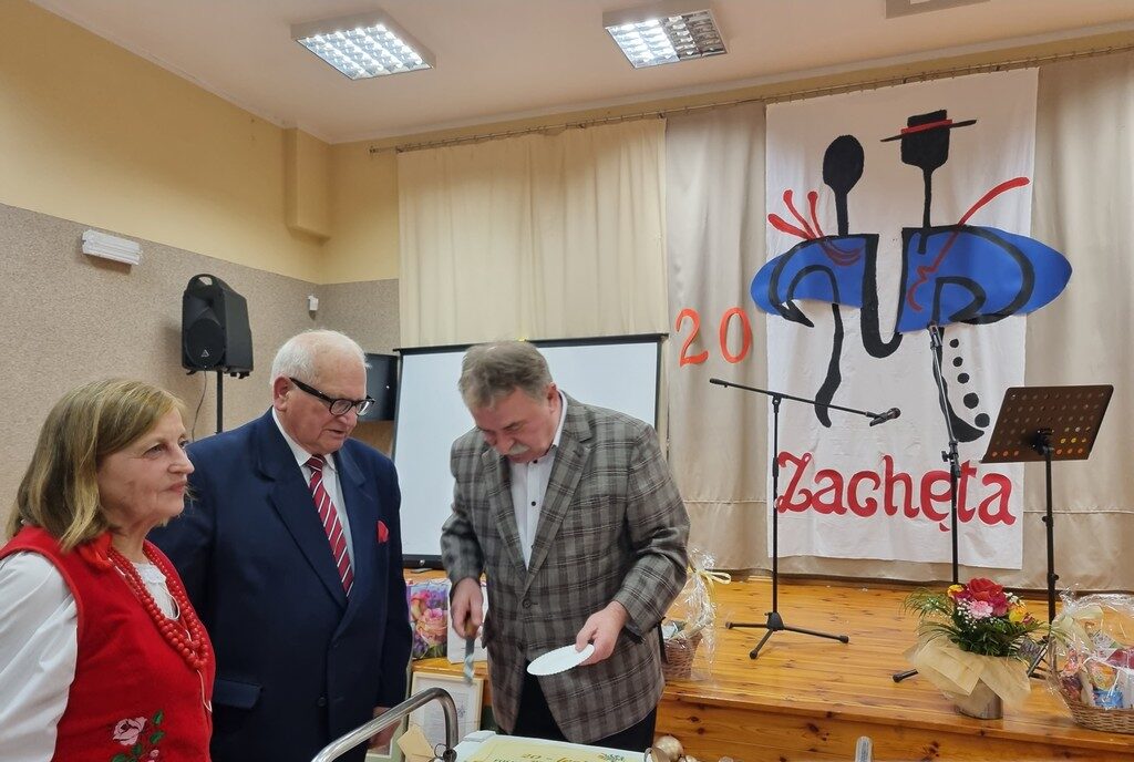 Tadeusz Kielan i Tadeusz Samborski z Teresą Kot