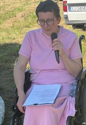 Zuzanna Pęciak podczas jednej z imprez