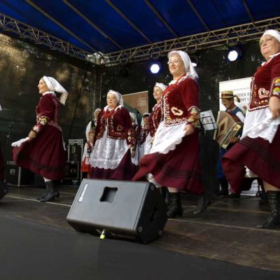 Występ zespołu Lubin na Festiwalu Kapusty i Pieroga w Księginicach 2018