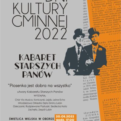KABARET STARSZYCH PANÓW-2022 koncert zespołów okgl w oborze 20.0.2022 godzina 17:00