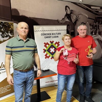 Wręczanie nagród za zajęcie miejsca na podium.