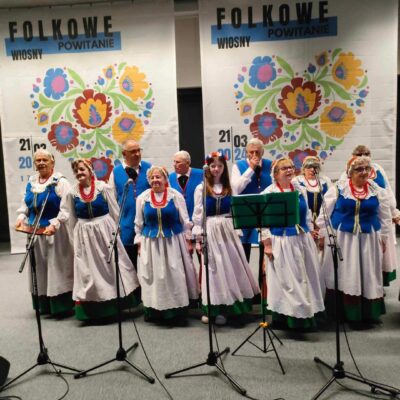 Zespół SASANKA z gminy Rudna podczas występu