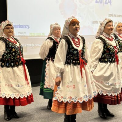 Kobiety z zespołu LUBIN w czasie prezentacji.