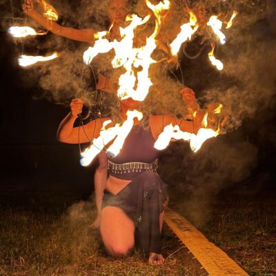 Taniec Ognia na kolejnym ujęciu