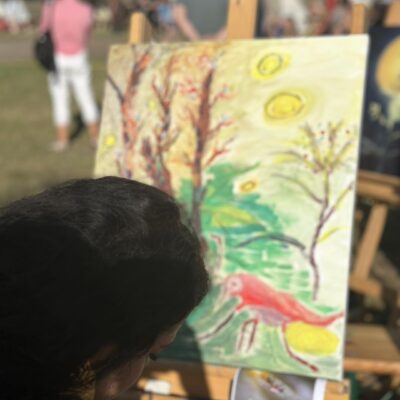 Obraz jednej z uczestniczek pleneru malarskiego.