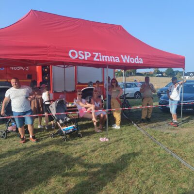 Namiot OSP Zimna woda.