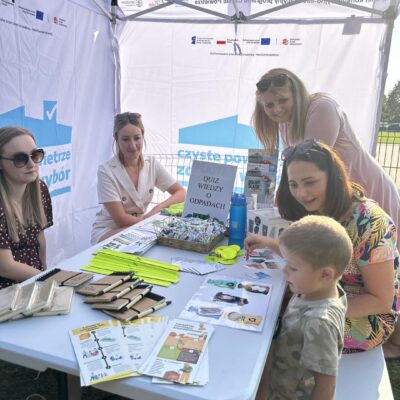 Stoisko informacyjne grupy EcoPartner