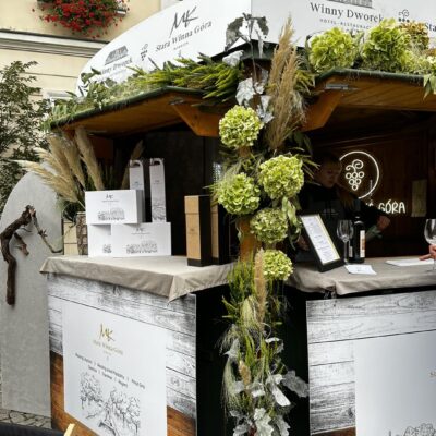 Mieszkańcy gminy Lubin podczas wyjazdu na Winobranie.