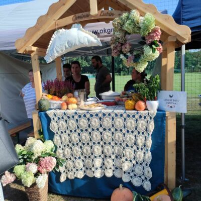 Zaradne Babki przy swoim stoisku