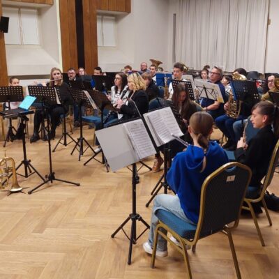 kontynuacja działań zespołu podczas próby