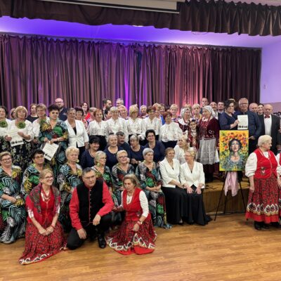 Wspólne zdjęcie wszystkich zespołów Gminy Lubin.