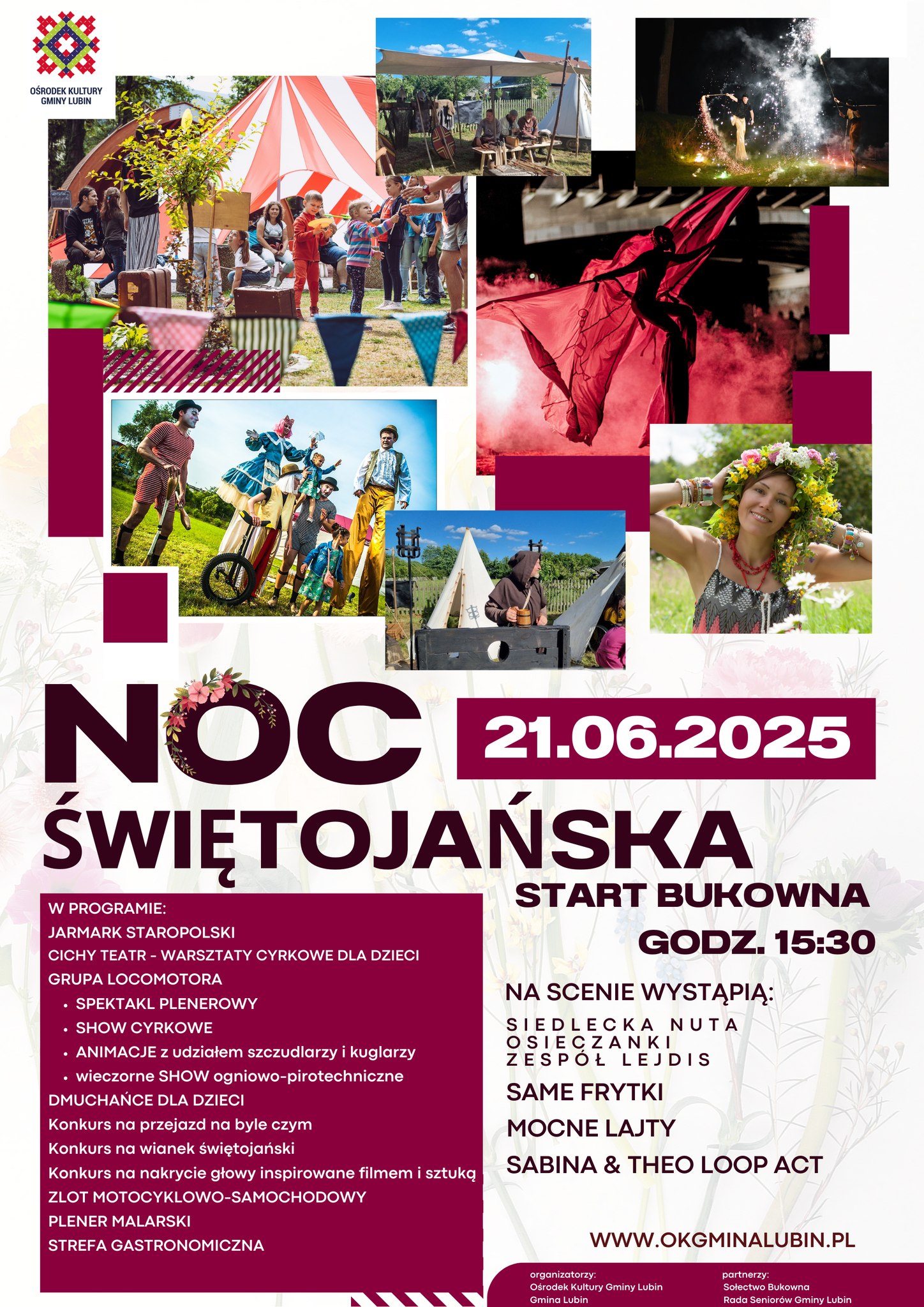 Plakat noc świętojańska