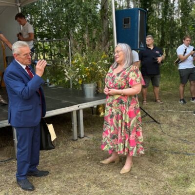 podziękowanie od prezesa chórów i orkiestr