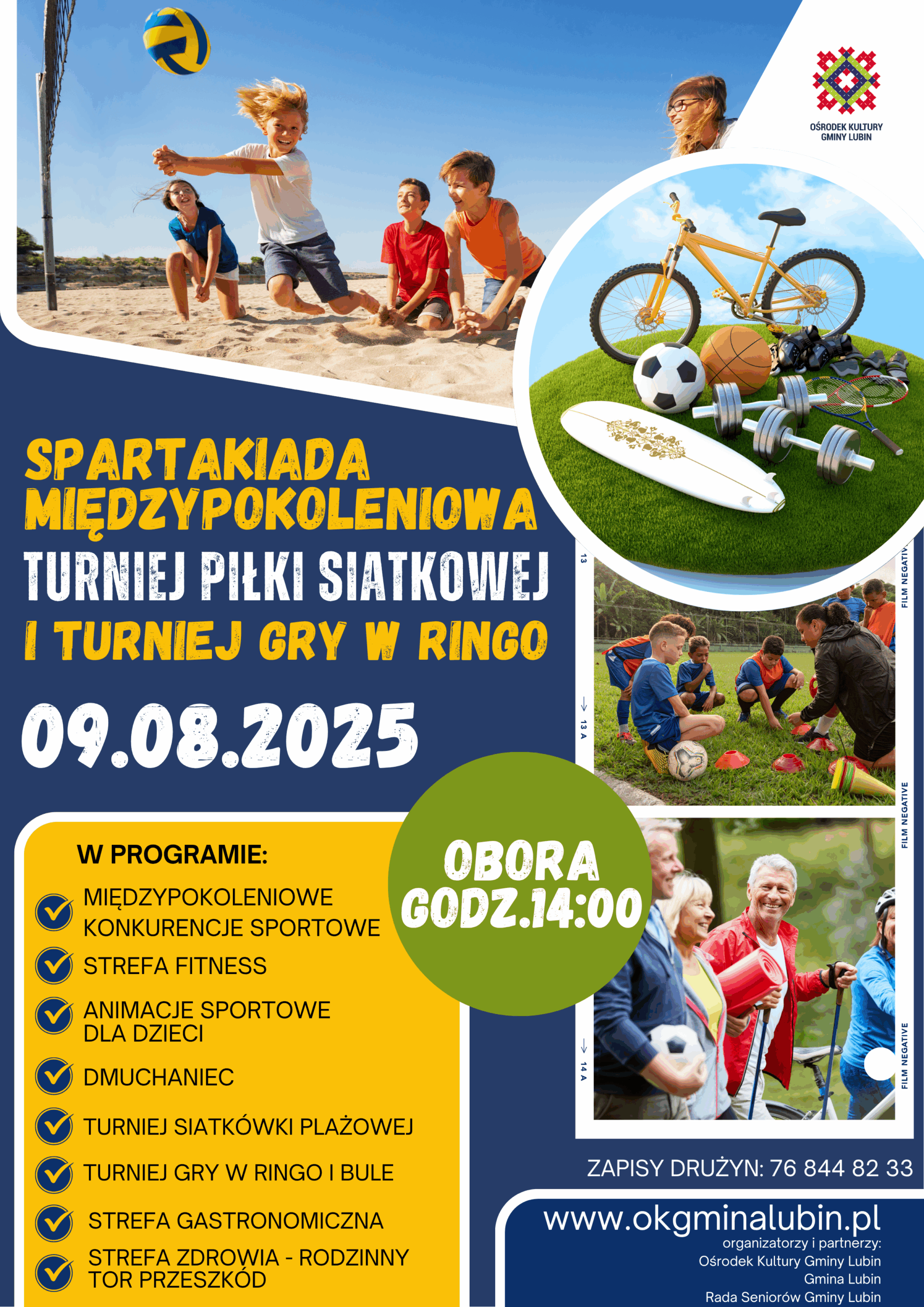 PLAKAT SPORTY NA SPARTAKIADZIE
