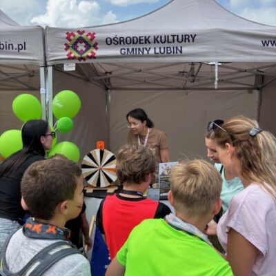 namiot okgl z kołem fortuny