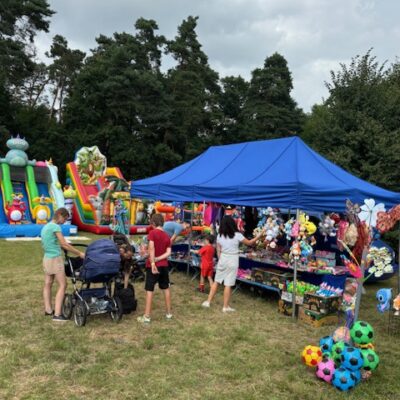 stanowisko z zabawkami