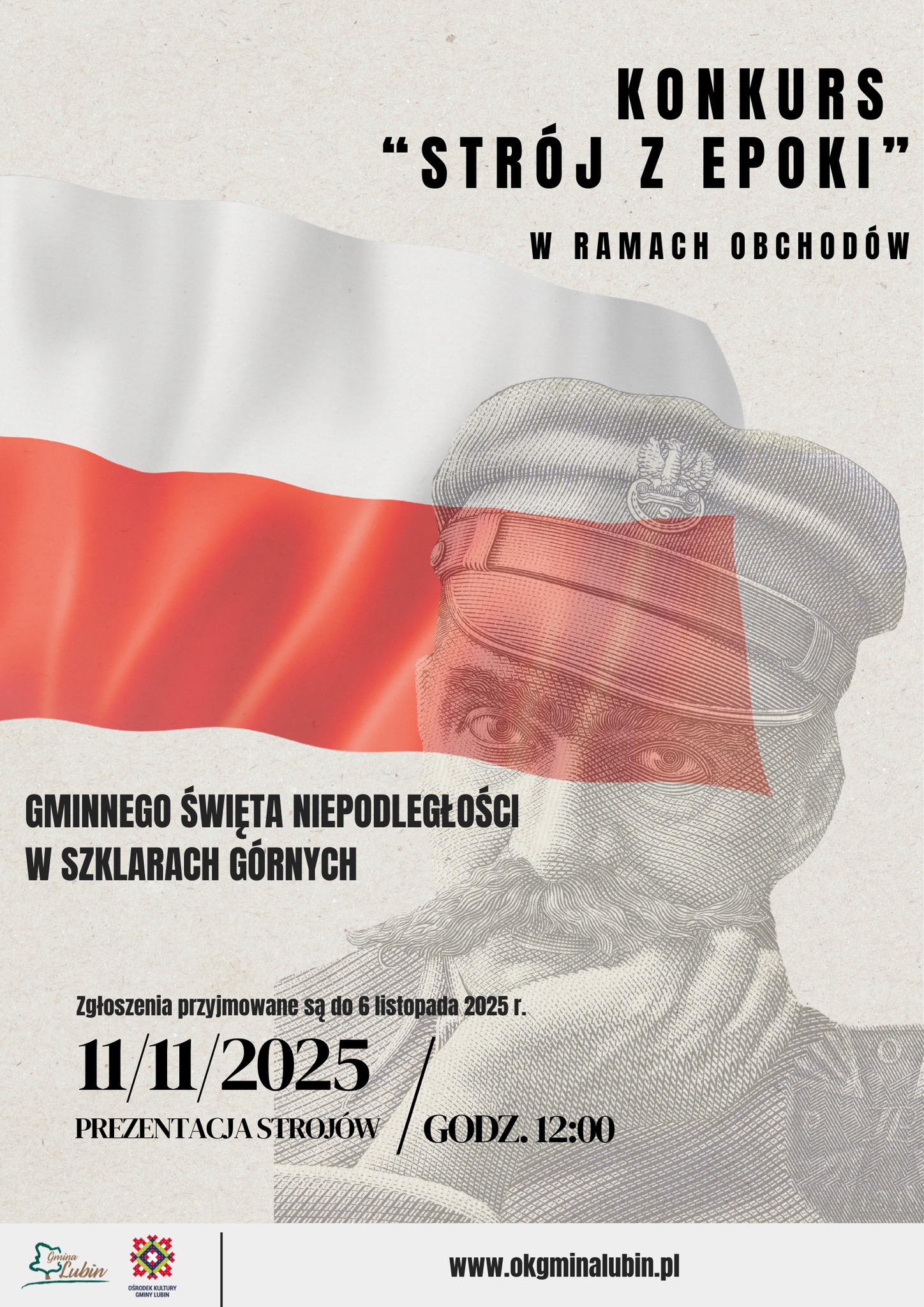 plakat strój z epoki