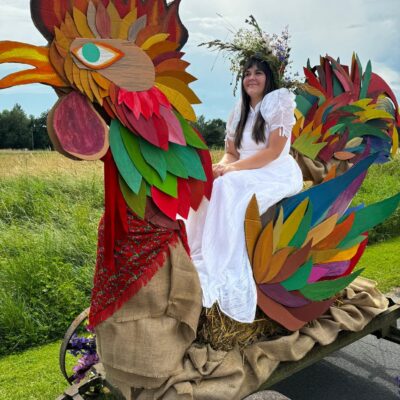 Pojazd KOGUT ŚWIĘTOJAŃSKI prezentowany w konkursie na POJAZD BYLE CO